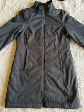 Roots 73 Women’s Long Softshell Parka Jacket - Charcoal Grey - Size M